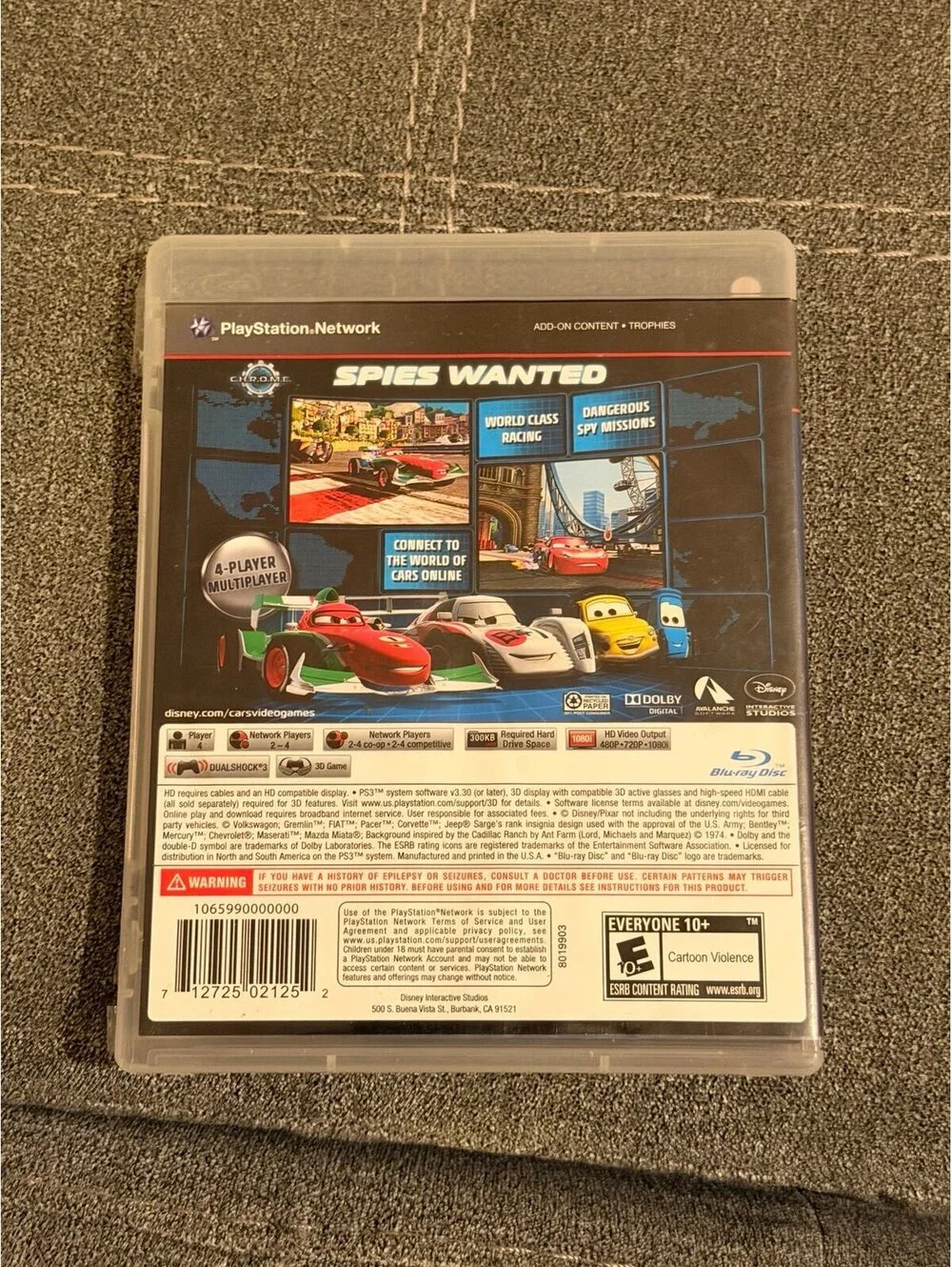 Cars 2 for PlayStation 3